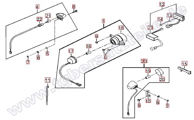 Rücklicht - Blinker hinten