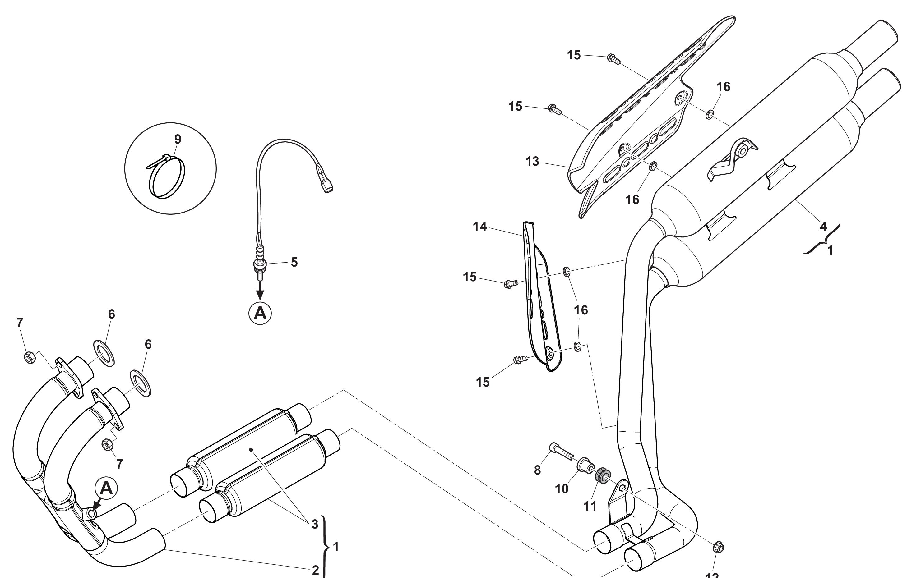 Auspuffsystem Outlaw Auspuffsystem Outlaw