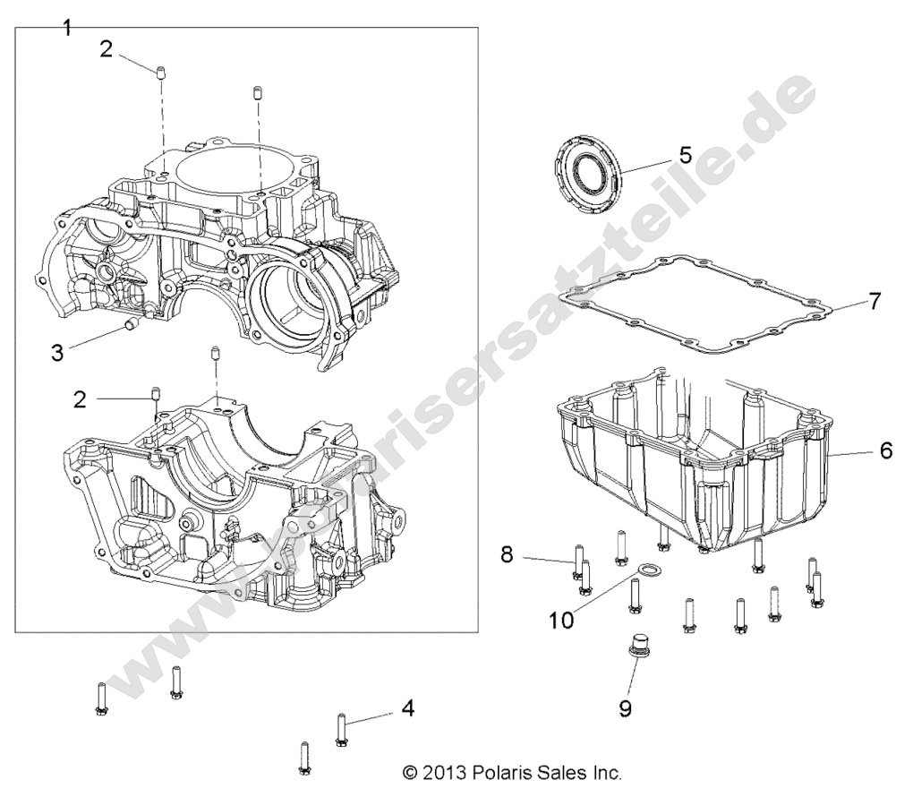 Engine, Crankcase and Oil Sump Engine, Crankcase and Oil Sump