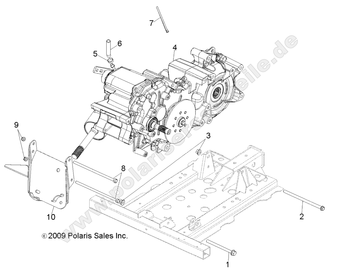 Drive Train, Main Gearcase Mounting Drive Train, Main Gearcase Mounting