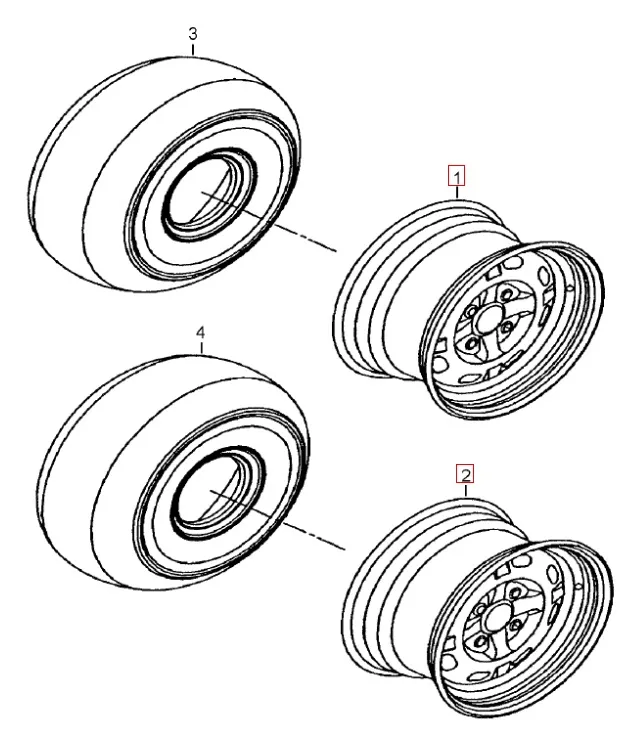 Reifen onroad und Stahlfelgen Reifen onroad und Stahlfelgen