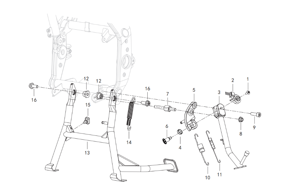 Hauptständer, Seitenständer