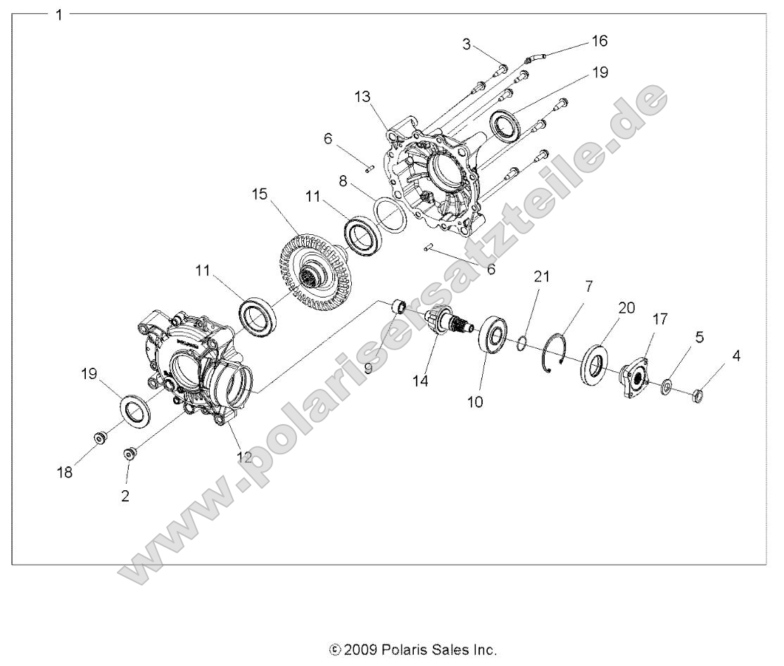 Drive Train, Rear Gearcase Internals