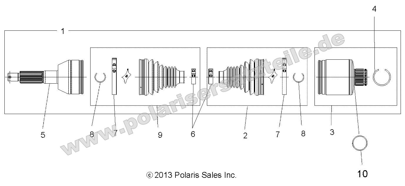 Drive Train, Rear Drive Shaft