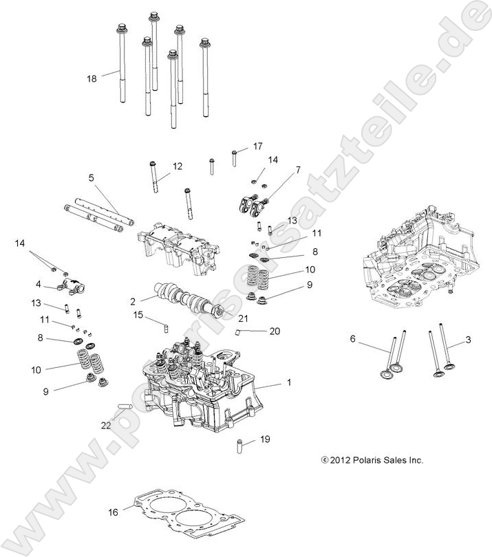 ENGINE, CYLINDER HEAD, CAM and VALVES ENGINE, CYLINDER HEAD, CAM and VALVES