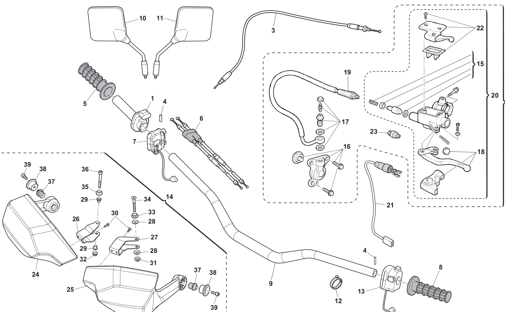 Lenker / Bedienelement Lenker / Bedienelement