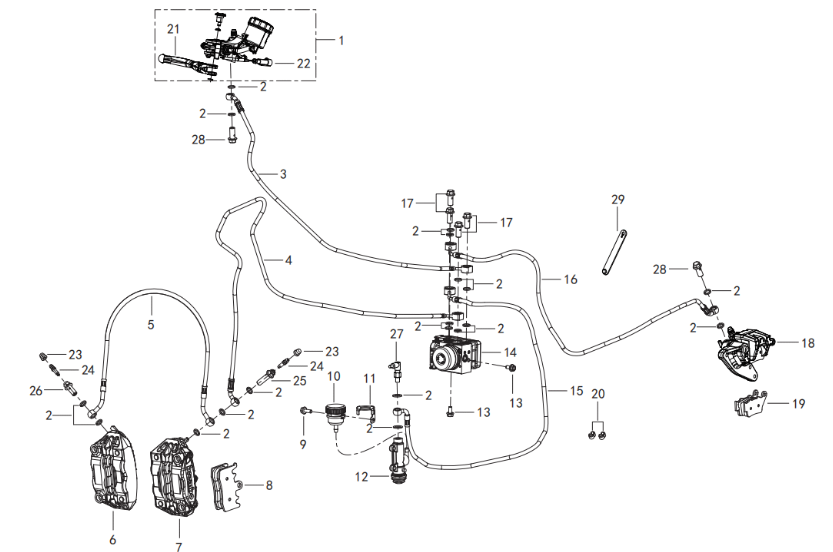 Bremse vorne Bremse vorne