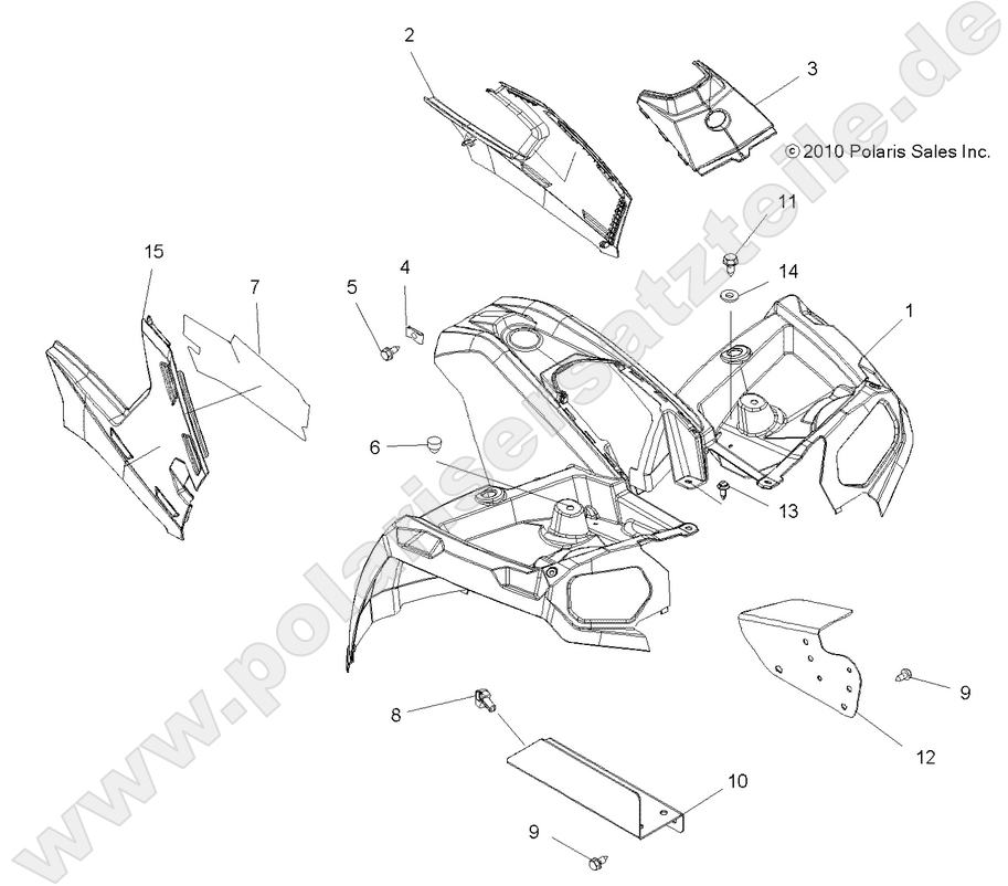 BODY, FRONT CAB and SIDE PANELS