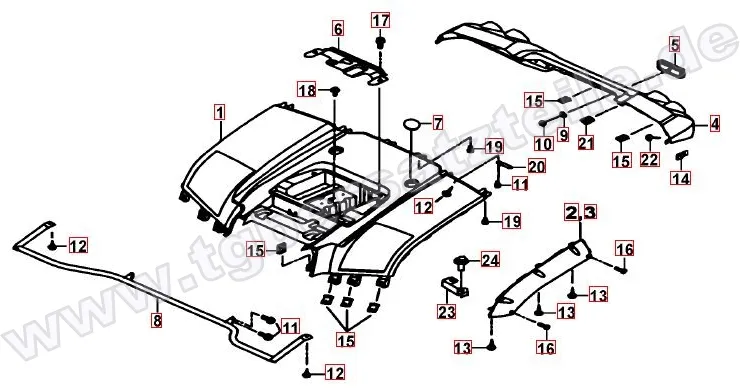 Heckverkleidung Heckverkleidung