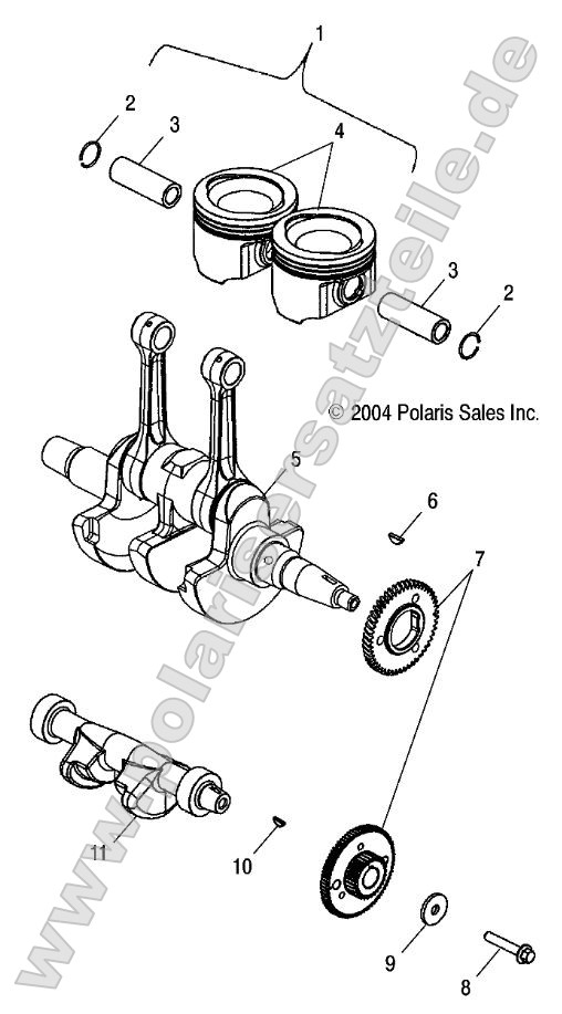 Crankshaft and Piston