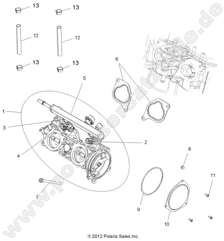 ENGINE, THROTTLE BODY