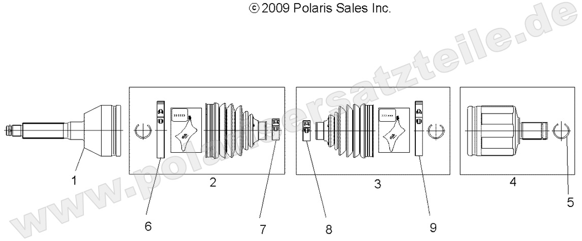 DRIVE TRAIN, FRONT DRIVE SHAFT DRIVE TRAIN, FRONT DRIVE SHAFT