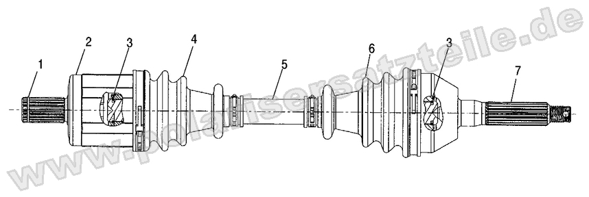 FRONT DRIVE SHAFT FRONT DRIVE SHAFT