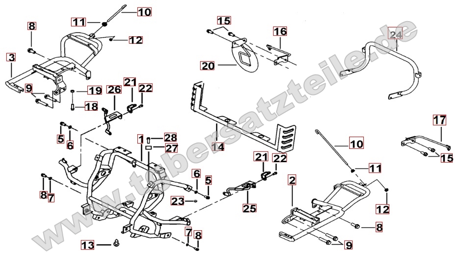 Stoßstange vorne und hinten