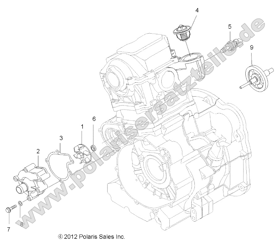 Engine, Cooling System and Water Pump Engine, Cooling System and Water Pump