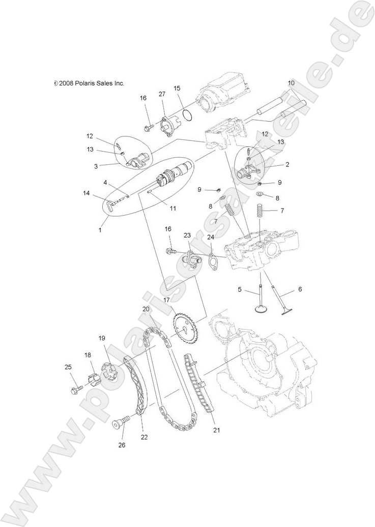 ENGINE, VALVES and CAMSHAFT ENGINE, VALVES and CAMSHAFT