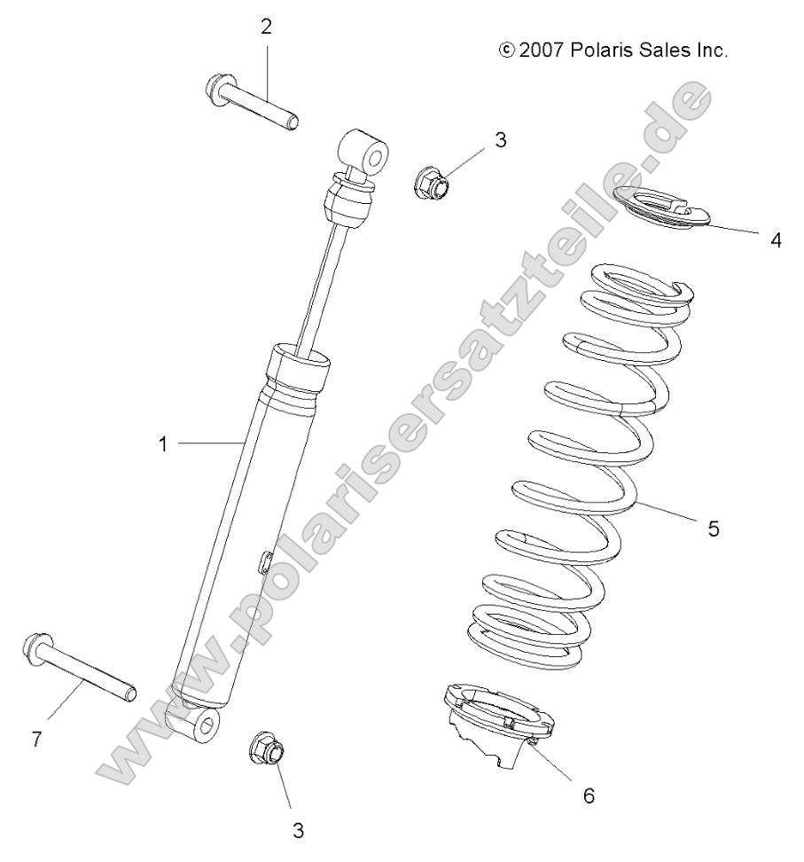 Suspension, Shock, Rear Suspension, Shock, Rear