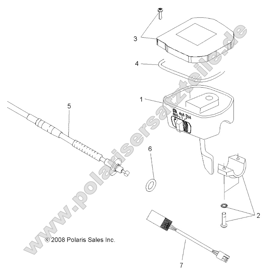 Steering, Controls, Throttle Asm. and Cable Steering, Controls, Throttle Asm. and Cable