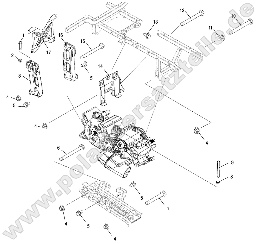 TRANSMISSION, MOUNTING TRANSMISSION, MOUNTING