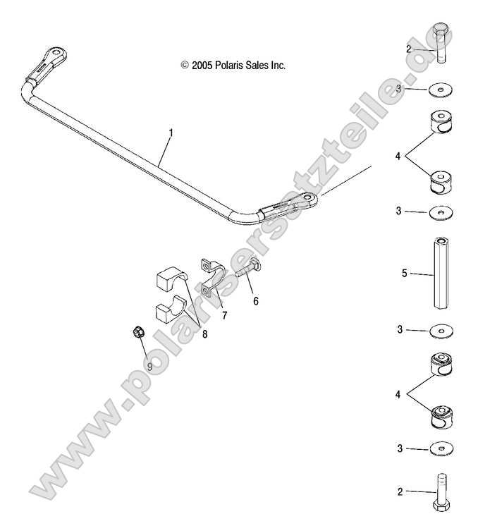 SUSPENSION, REAR STABILIZER BAR