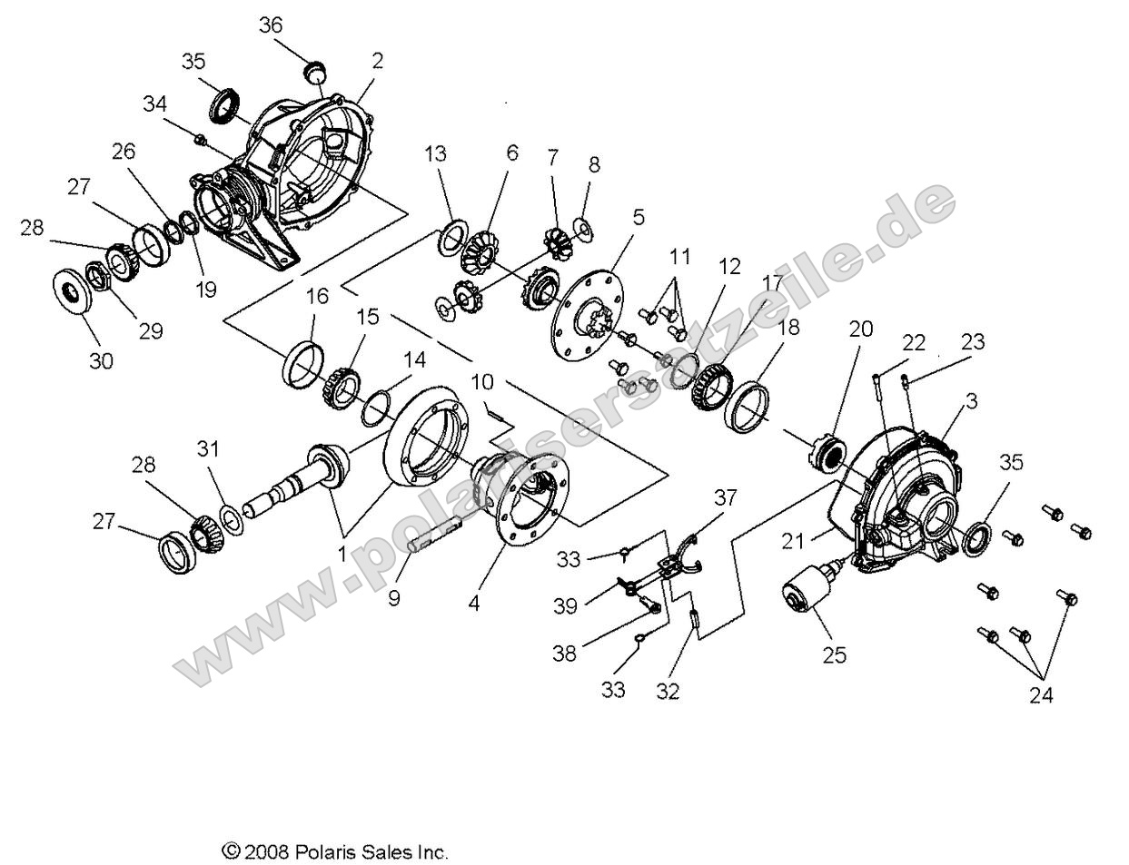 Drive Train, Rear Gearcase