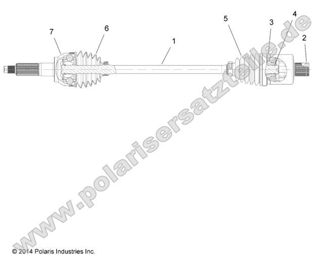Drive Train, Rear Drive Shaft Drive Train, Rear Drive Shaft