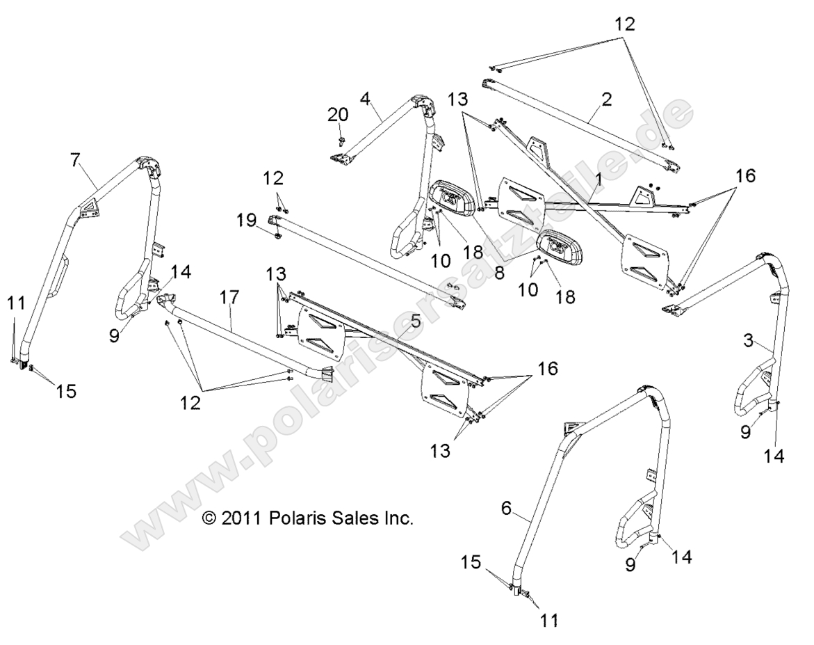 Chassis, Cab Frame Chassis, Cab Frame