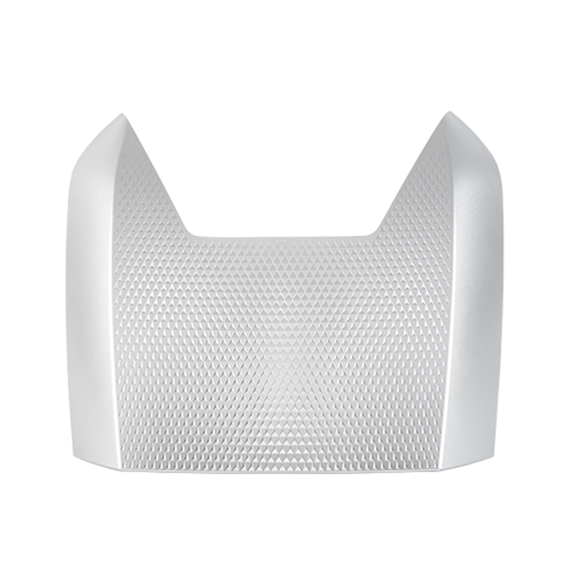 Furchtlos SHIELD S Topcase Kofferdeckel Abdeckung silber lackiert