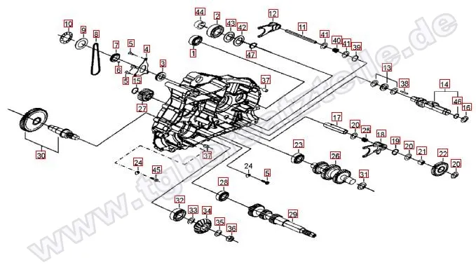 Motorgehäuse links (2)