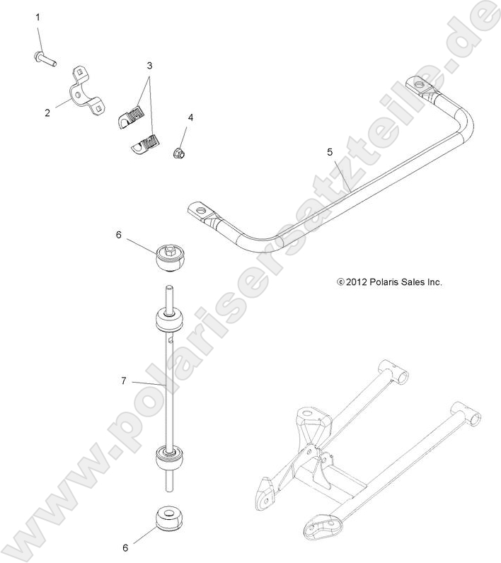 SUSPENSION, STABILIZER BAR SUSPENSION, STABILIZER BAR
