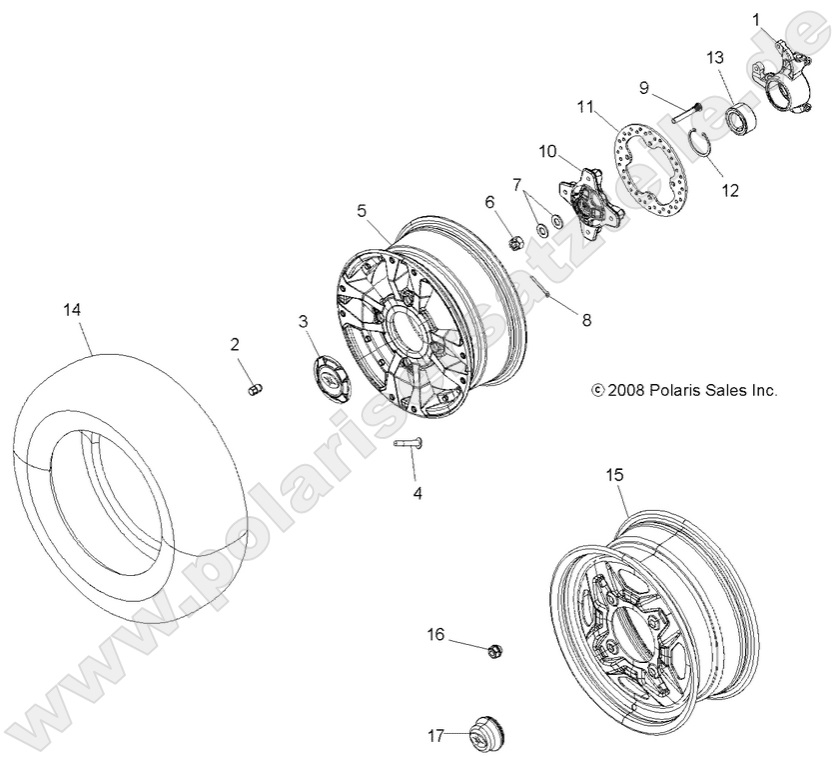 WHEELS, FRONT and HUB WHEELS, FRONT and HUB