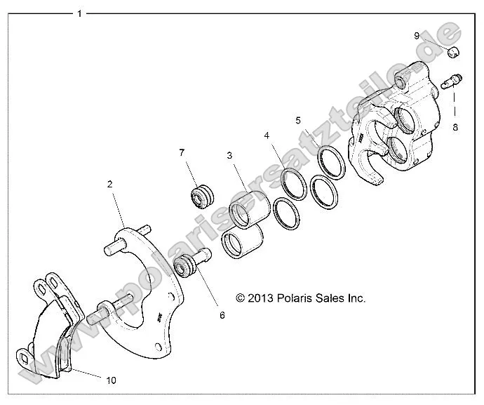 Brakes, Rear Caliper Brakes, Rear Caliper
