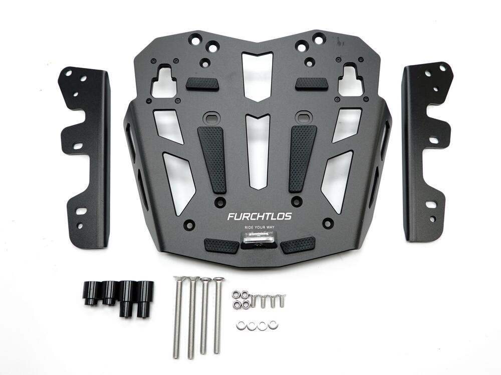 Furchtlos RANGER Aluminium Topcase Montageplatte schwarz - KTM 790 Adventure 2021-