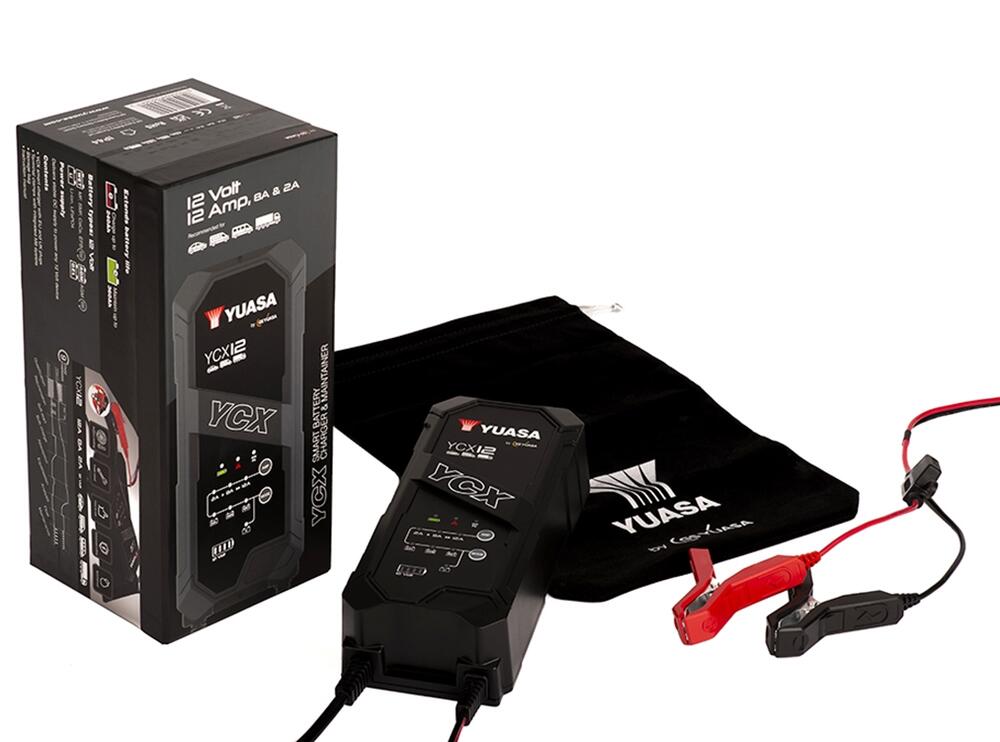 Yuasa_YCX12_Batterieladegeraet_12V_12A_fuer_Blei_Saeure___Lithium_Batterie_2 Yuasa YCX12 Batterieladegerät 12V 12A für Blei-Säure + Lithium Batterie