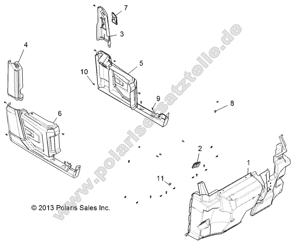 Body, Front Floor and Fender R141D9JDA (49BRUTUSFENDER13D) Body, Front Floor and Fender R141D9JDA (49BRUTUSFENDER13D)