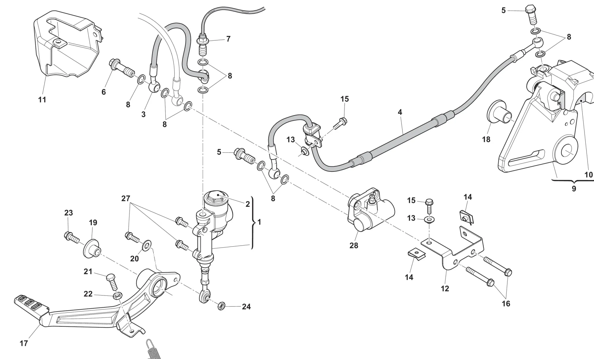 Bremssystem hinten Bremssystem hinten