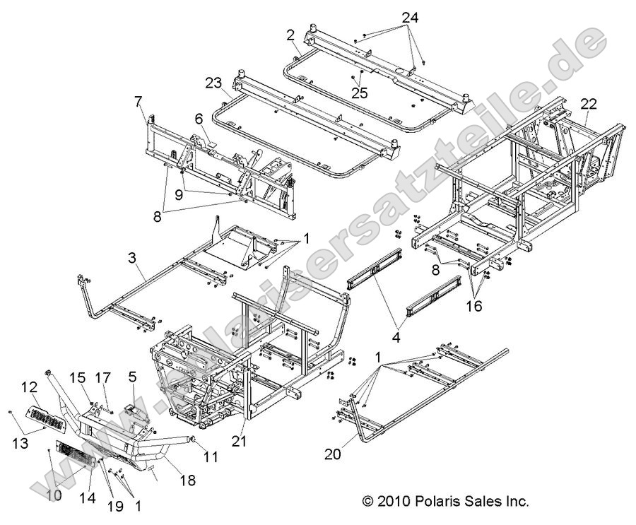 Chassis, Frame and Front Bumper