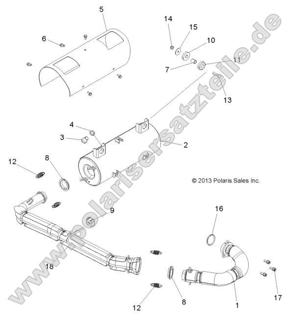 Engine, Exhaust System
