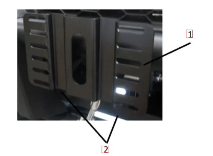 Nummernschildhalterung Nummernschildhalterung