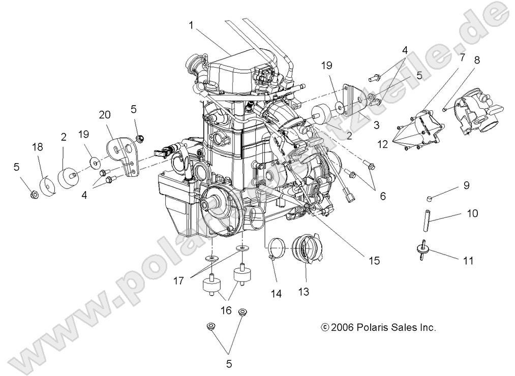 ENGINE, MOUNTING ENGINE, MOUNTING