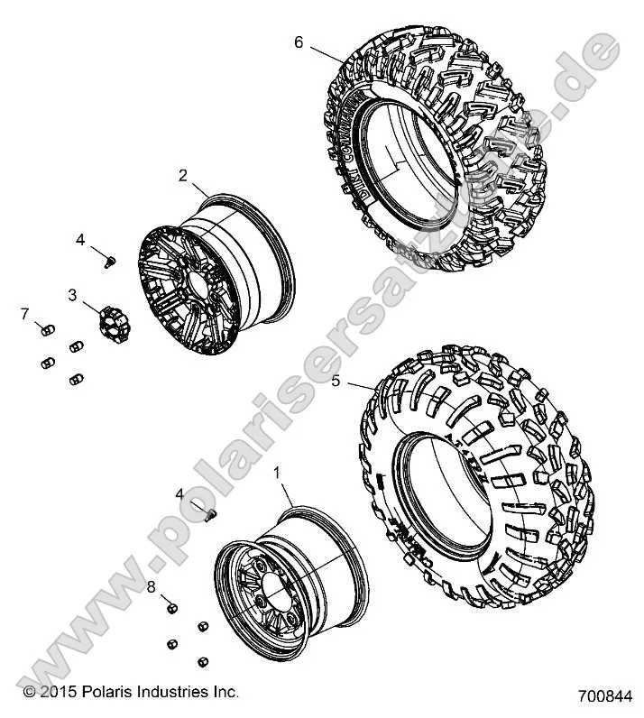 Wheels, Rear Wheels, Rear