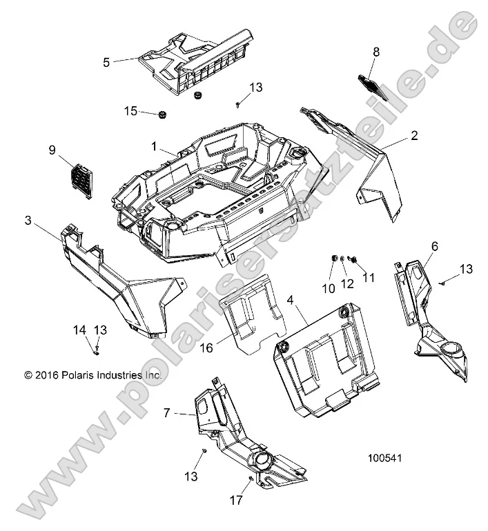 Body, Rear Rack and Fenders Body, Rear Rack and Fenders