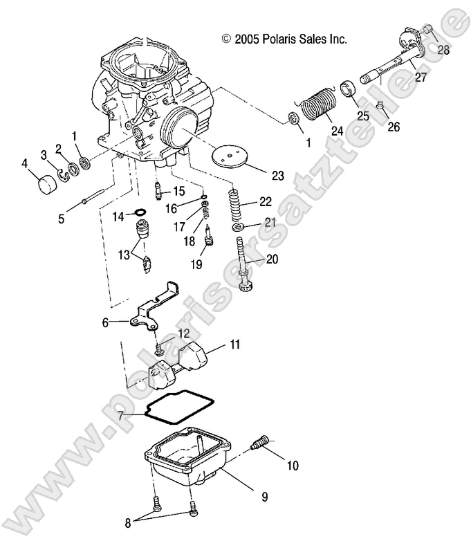 CARBURETOR, LOWER CARBURETOR, LOWER