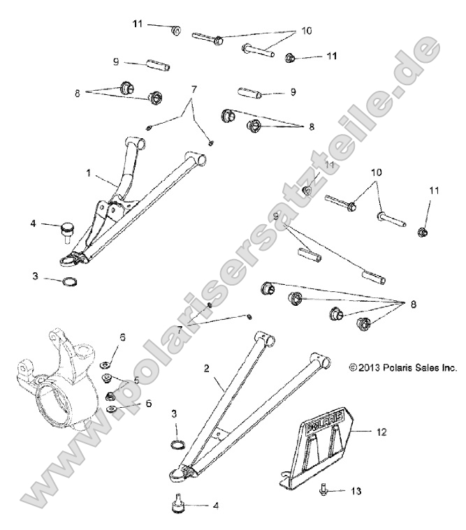 Suspension, Front A-Arms