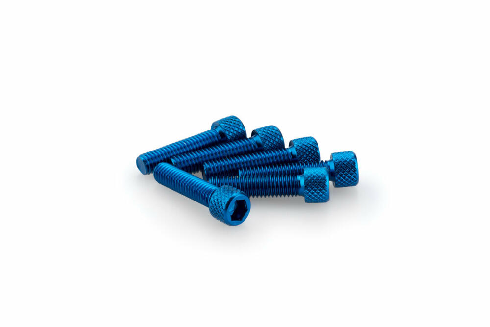 PUIG INBUS-SCHRAUBEN-KIT M6X25MM. BLAU - 0544A
