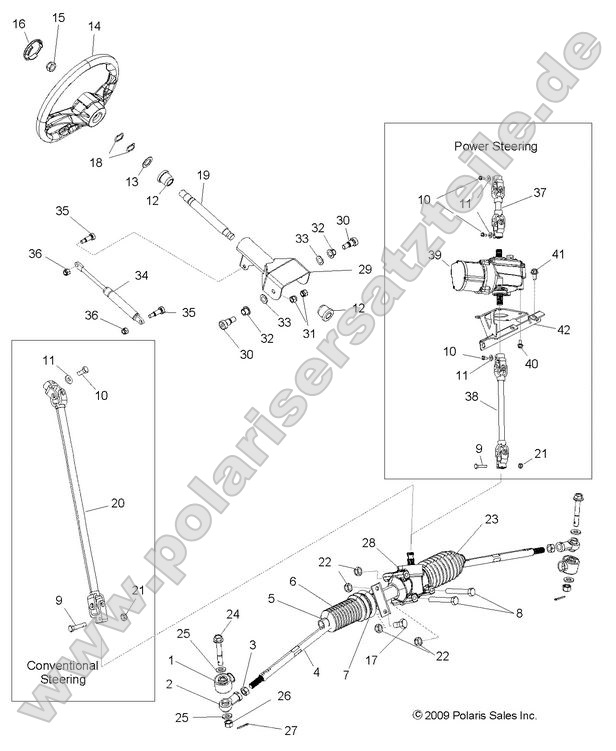 Steering, Steering Asm.