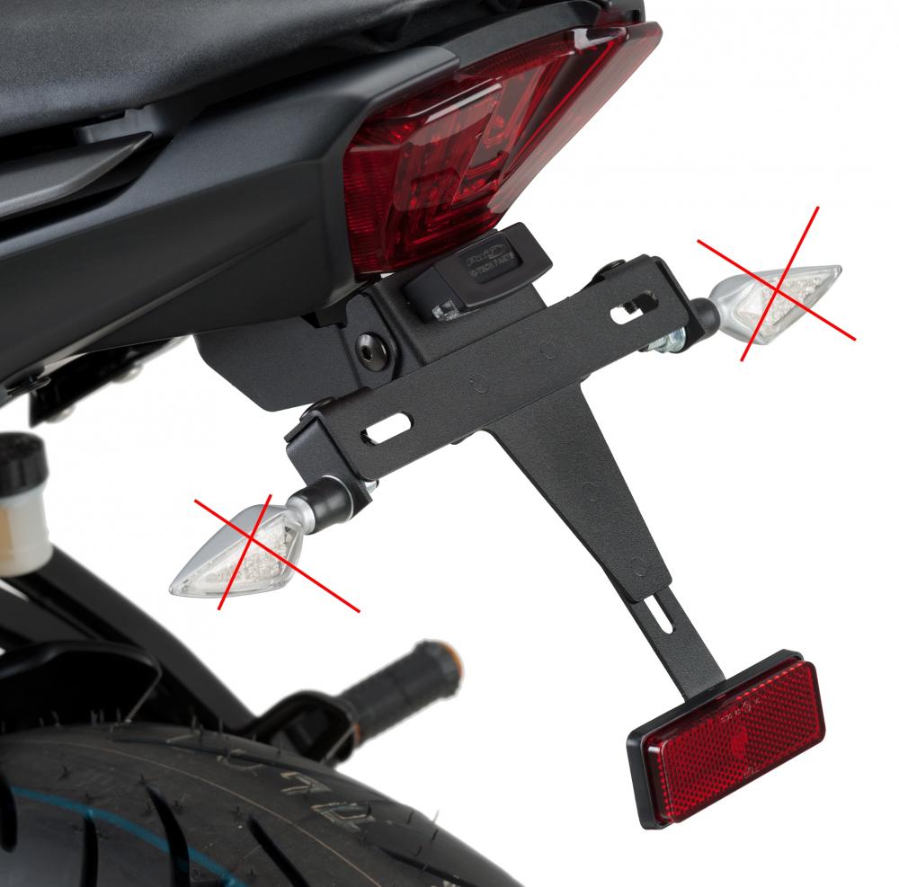 Puig Kennzeichenhalter Set Yamaha MT-07 2014-20