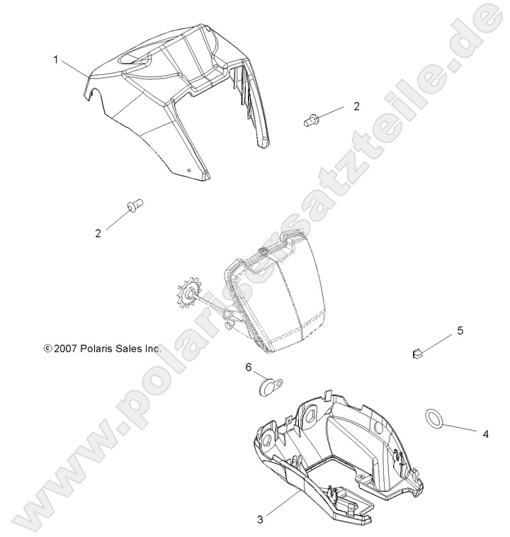 BODY, HEADLIGHT POD BODY, HEADLIGHT POD