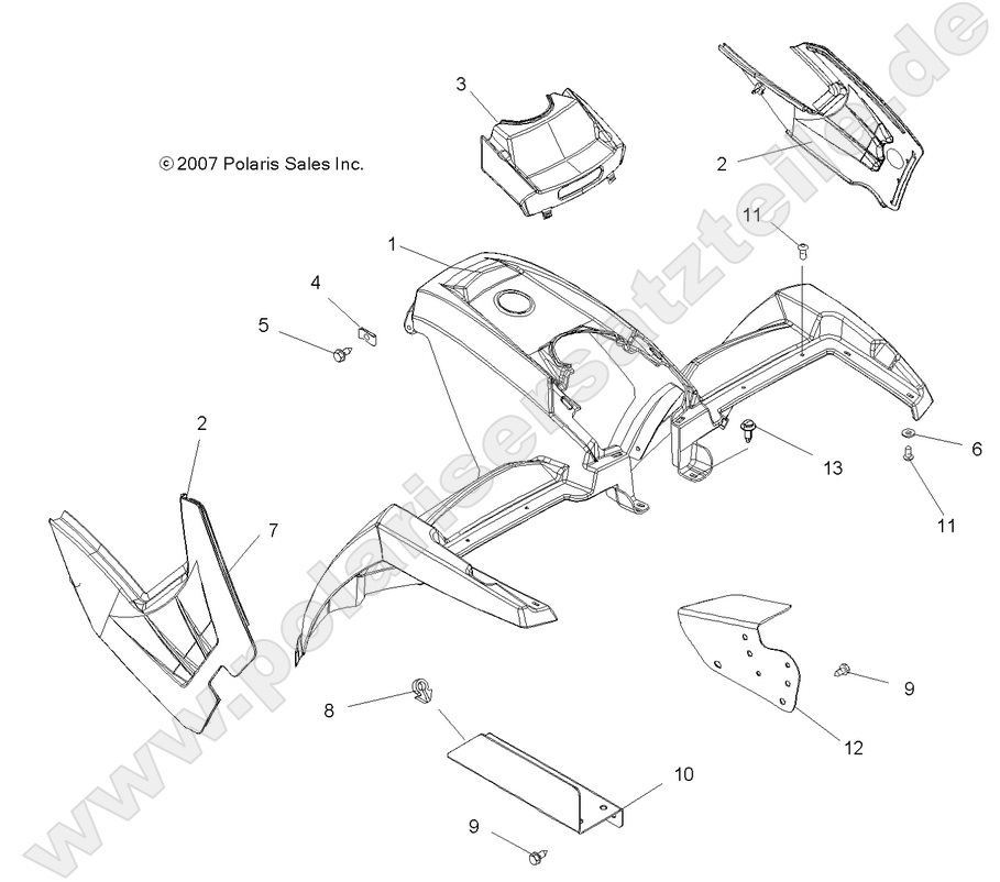 BODY, FRONT CAB and SIDE PANELS BODY, FRONT CAB and SIDE PANELS