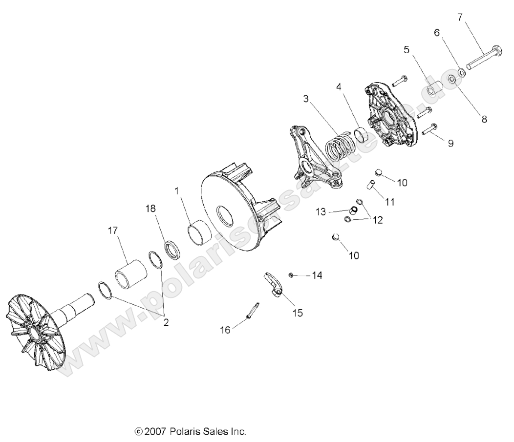 Drive Train, Primary Clutch